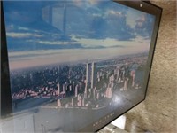 framed picture of NY Skyline
