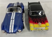 2 Model Cars - Cobra - Chevy Bel Air