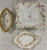 3 Assorted Pieces of Limoges