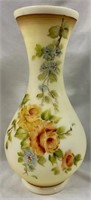 Bristol Hand Painted Glass Vase