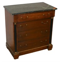 Antique Empire Style Cherry Commode
