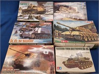 (6) German Tank Models