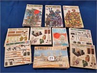 (10) Boxes of Military Model Miniatures
