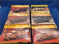 (6) Early Scale Models of German Army Trucks & Car