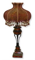 Contemporary Decorator Table Lamp w/ Tassels