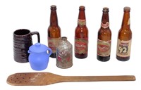 Lot Beer Advertising & Primitive Collectibles
