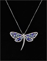 Sterling Silver Dragonfly Necklace & Pendant
