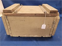 Early Empty Wooden Small Arms Ammunition Box