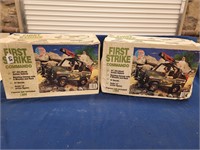 (2) NIB First Strike Commando Toys