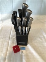 Farberware knife set w/sharpener