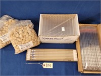 cork stoppers, box of 125 new culture tubes