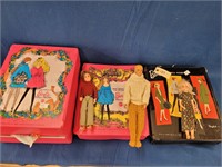 2 Barbie Doll Cases, 1 Barbie Doll Trunk