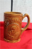 Vintage Compliments Of Gesundheit Beer Mug