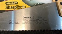 (33) Stanley Assorted Hand Saws