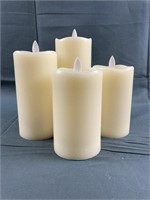 Lot of 4 Battery Powered LED Candles