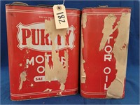 (2) 2GAL Purity Motor Oil Cans
