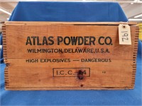 Atlas Powder Explosives Box w/ Automobile Guides