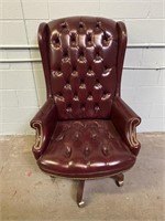 Burgundy High End Executive Chair