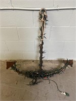 Steel Anchor with Christmas Lights