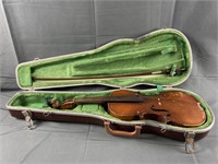 Old Violin, Bow and Case