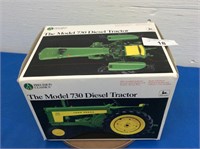 Ertl JD Model 730 Diesel Tractor, NF, 1/16 scale