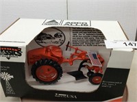 AGCO AC "G" Tractor with Plow, 1/16 scale