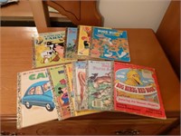 Box of Children's Books and Coloring Books