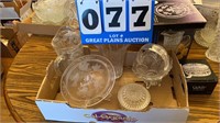 Lot of Assorted Crystal and Glassware