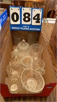 Lot of Assorted Clear Glassware