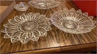 Lot of Assorted Clear Glassware