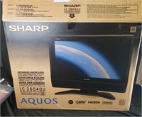 NEW 26" SHARP AQUOS LCD TV TELEVISION
