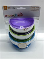 MUNCHKIN STAY PUT 3 SUCTION BOWLS