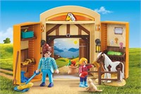 PLAYMOBIL COUNTRY PONY STABLE PLAY BOX