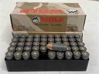 (100 Rds) 45 Auto Ammo 230 Gr FMJ Steel Case