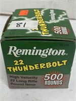 Approx (500 Rds) .22 Long Rifle Ammo 1255 FPS