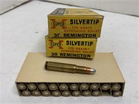 (40 Rds) 30 Remington Ammo 170 Gr Expanding