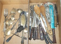 VINTAGE FLATWARE, KITCHEN UTENSILS