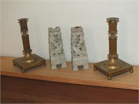 CARVED CANDLE HOLDERS, MORE