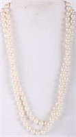 14K YELLOW GOLD PEARL LADIES NECKLACE
