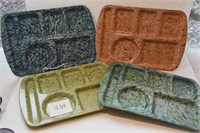 Prolon Ware Confetti Colored Lunch Trays