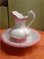 large water pitcher and bowl