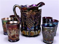 NW Amethyst Grape & Cable Water Set