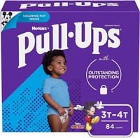 Pull-Ups Boys' Potty Training Size 5, 3T-4T, 84 Ct