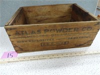 Atlas Powder Company Wooden Box