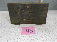 Large Vintage Post Office Box Cover