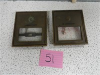 (2) Post Office Box Covers with Keys