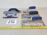 Assorted Trowels and Floats