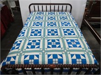 Handmade Blue & White Quilt