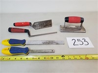 Assorted Masonry and Tile Tools
