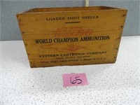 Western World Champion Ammunition Wood Box